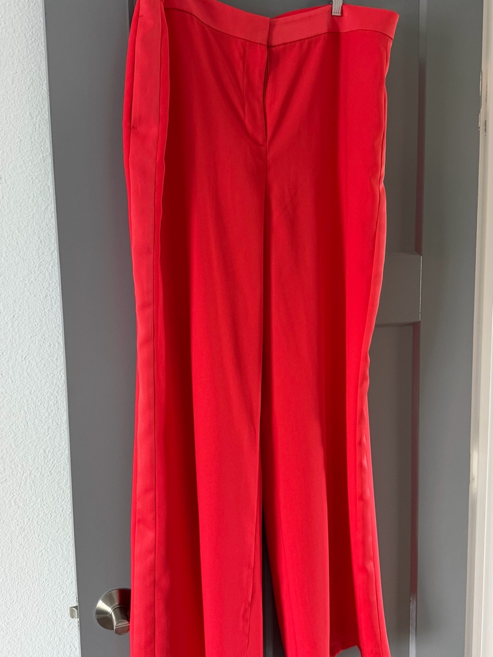 Boden Bright Red Wide-Leg Women's Pants